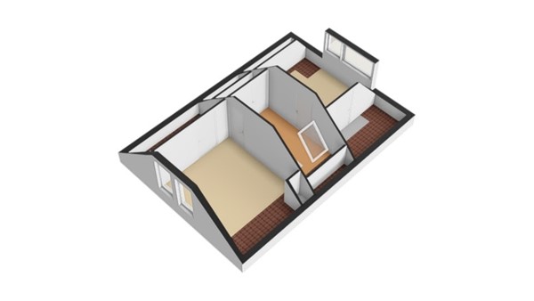 Floorplan - Burgemeester de Bruïnelaan 103, 3331 AD Zwijndrecht